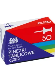 Kw Trade Pinezki tablicowe kolorowe 50 szt.