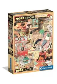 Puzzle 1000 el. Compact Books&Writing Clementoni