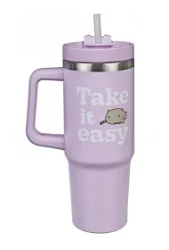 Pusheen kubek metalowy vacuum termiczny 880 ml
