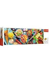 Puzzle panoramiczne 1000 el. S�odkie przysmaki Trefl