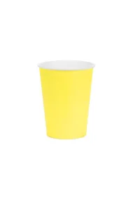PartyDeco Kubeczki papierowe ��ty 250ml 6 szt