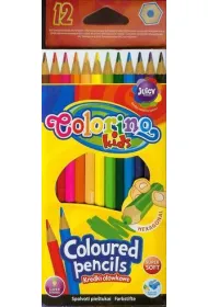 Patio Kredki o��wkowe heksagonalne Colorino Kids 12 szt.