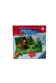 Puzzle 12 el. Masza i Nied�wied� Na Ryby 056057 Ravensburger