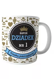 Kukartka Kubek Super Dziadek nr 1