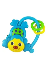Grzechotka z pozytywk� Ma�pa niebieska Baby Mix