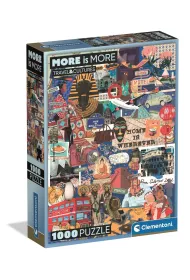 Puzzle 1000 el. Compact Travel&Cultures Clementoni