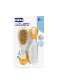 Chicco Szczotka z naturalnego w�osia + grzebyk 2 szt.