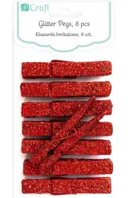 dpCraft Klamerki brokatowe 4,8cm