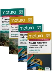 Pakiet Matura 2026. J�zyk polski i Matematyka. Zakres podstawowy: Zadania maturalne z odpowiedziami. Repetytorium, Arkusze maturalne z rozwi�zaniami krok po kroku