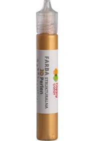 Happy Color Farba strukturalna 3D - Perlen, z�ota, 32 ml