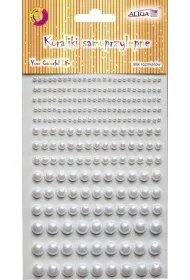 Aliga D�ety kryszta�ki samoprzylepne per�owe 3,6,8,10mm