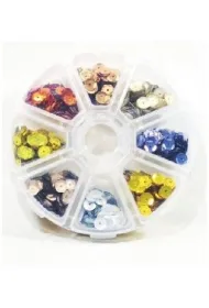 Galeria Hobby Cekiny 8 kolor�w, 6mm, 40g