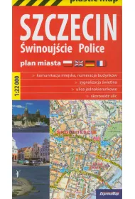 Szczecin, �winouj�cie, Police- plan miasta 1:22 000 (foliowana)