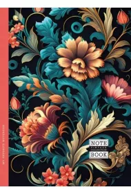 Fresh Notatnik ozdobny Flora 143x200 mm, kratka 64 kartek