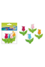 Craft with Fun Ozdoba filcowe tulipany 4 szt.