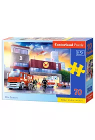Puzzle 70 el. Fire Station Castorland