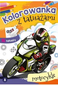 Kolorowanka z tatua�ami. Motocykle