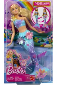 Lalka Barbie Syrenka Flower Magic Mermaid Blonde JDM72 MATTEL