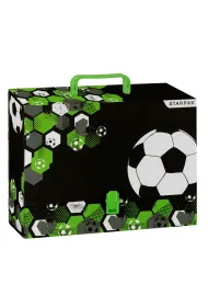 Starpak Teczka z r�czk� A4 Football 95mm