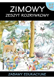 Zimowy zeszyt rozrywkowy. Zabawy edukacyjne