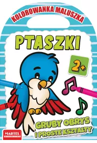 Kolorowanka maluszka. Ptaszki
