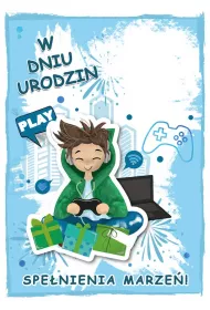 Armin Style KARNET URODZINY B6 Z KOP AS GM-1119 FOL