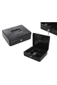 LeanToys Kasetka na pieni�dze metalowa z przegr�dkami