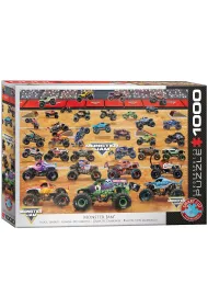 Puzzle 1000 Monster Jam Truck Lineup 6000-5944 Eurographics