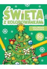 Kolorowa gwiazdka. �wi�ta z kolorowankami