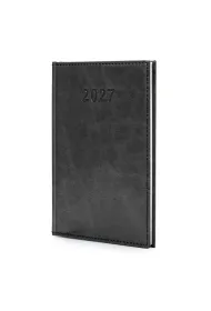 Kalendarz 2027 A5 Agenda Tygodniowy Czarny