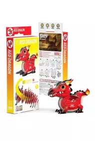 Czerwony Smok Eugy. Eko Uk�adanka 3D