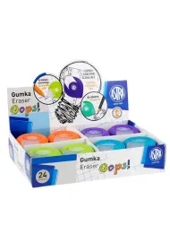 Astra Gumka dwustronna do d�ugopisu �cieralnego/o��wk�w 24 szt.