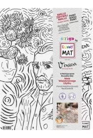 Funny Mat Transparent - Vincent van Gogh. Mata do kolorowania wielokrotnego u�ytku Strigo