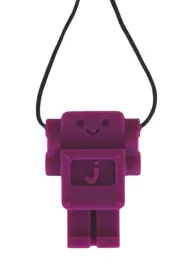 Jellystone Gryzak antystresowy naszyjnik - robot fioletowy
