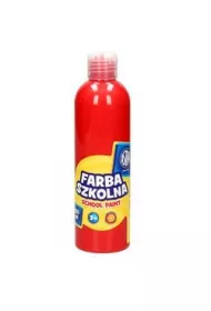 Astra Farba szkolna naturalna tempera brokatowa czerwona 250 ml