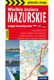 Wielkie Jeziora Mazurskie mapa turystyczna 1:60 000