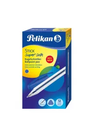 Pelikan D�ugopis Stick Super Soft K86 niebieski 0000804387 12szt/opak
