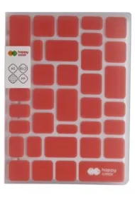 Happy Color Brulion na spirali Trendy, Fresh Coral, A5, 80g, 80 kartek w kratk� kratka 80 kartek