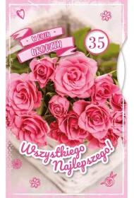 Armin Style KARNET URODZINY B6 Z KOP AS GM-1022 FOL