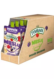Tymbark Musly Patki owsiane - kasza manna - owoce lene Zgrzewka (30.07.2025) 10 x 170 g
