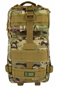 St. Majewski Plecak 4-komorowy Military Multi Camo