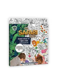 Obrus do pomalowania Safari 240x120cm Splat Planet