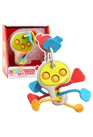 Klucze edukacyjne sensoryczyne ruchome LeanToys