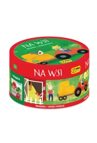 Puzzle Ksika z puzzlami w pudeku Na wsi Wilga Play