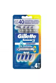 Gillette Sensor 3 ComfortGel maszynki do golenia 4 szt.