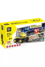 Klocki Pojazdy budowlane Spychacz Blocki 50 elem. (KB6091)