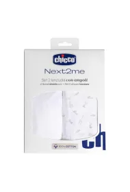 Chicco Prze�cierad�o Next2Me Forever bawe�na cloud 2 szt