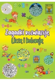 Zagadki rozwi�zuje. Licz� i koloruj�