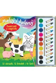 Maluj i koloruj. Zwierzaki z zagrody
