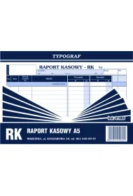 Druk-raport kasowy A5